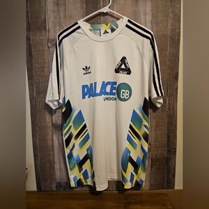 Palace Adidas Soccer Jersey London Football Mens Large Collab Logo 2016